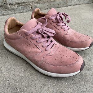 MOBS Men's GRID PREMIER Dusty Rose/Nubuck Shoes Sneakers Leather Sz 11.5 USED